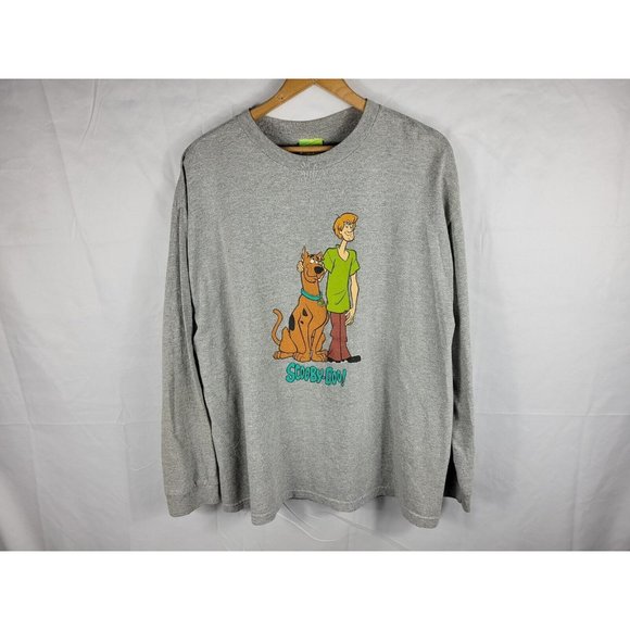 Scooby Doo Other - Scooby Doo Shaggy Vintage Cartoon TV Promo Long Sleeve T Shirt Size XL Gray